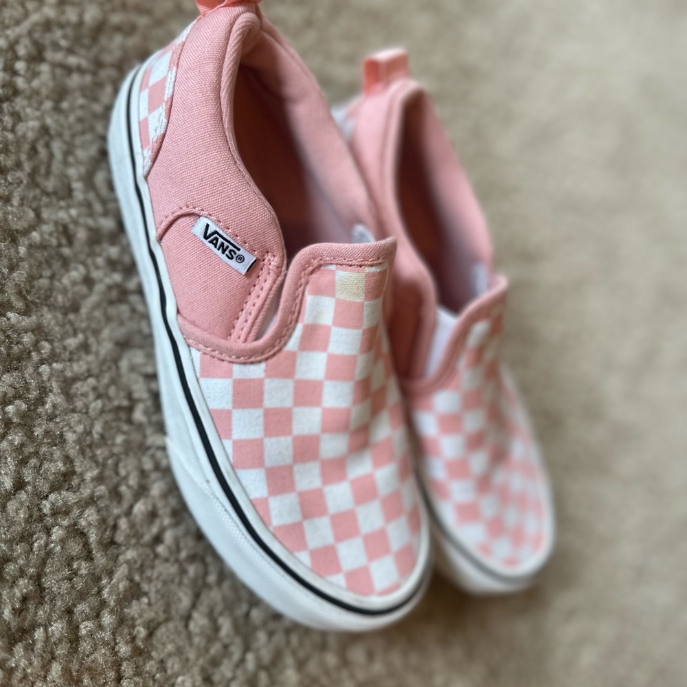 Girls checkered vans